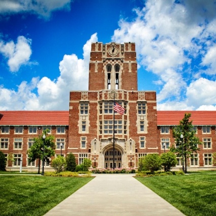 Outside shot of a university building